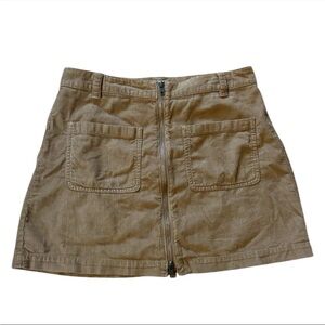 Madewell Brown Corduroy Skirt
